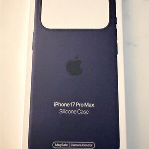 Apple iPhone 17 Pro Max Silicone Case - Dark Blue
